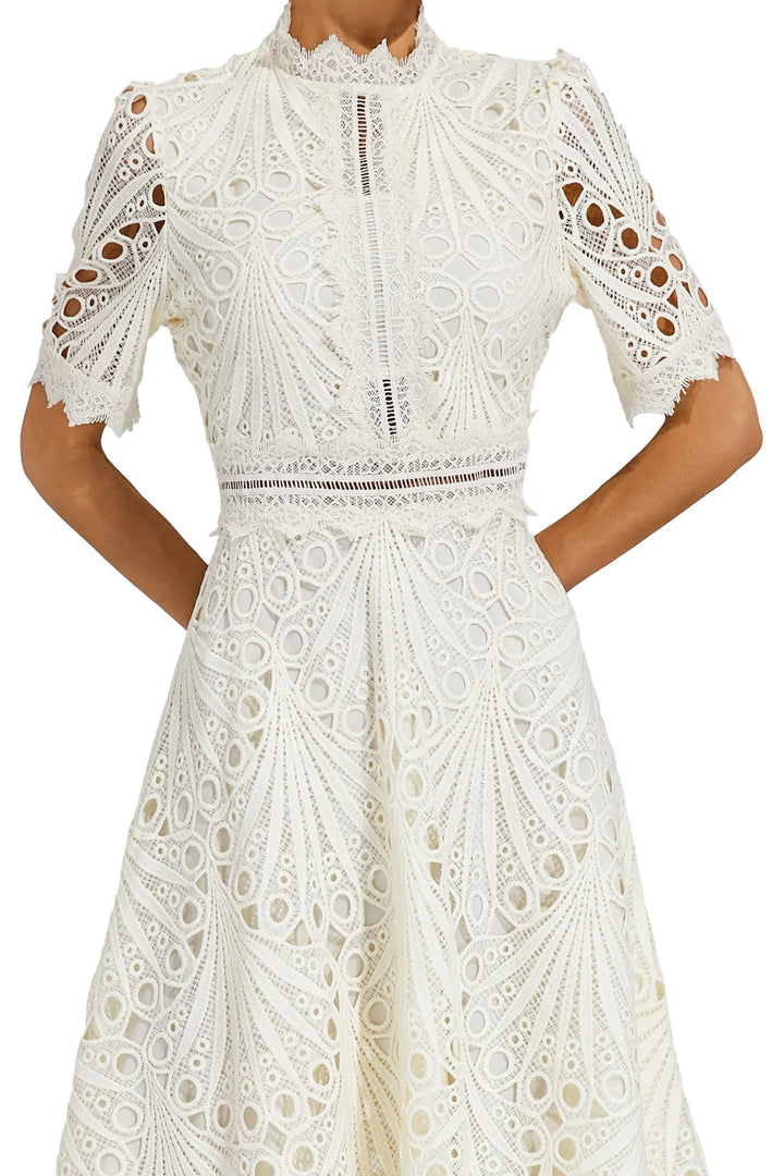 Lace Midi Dress for Women