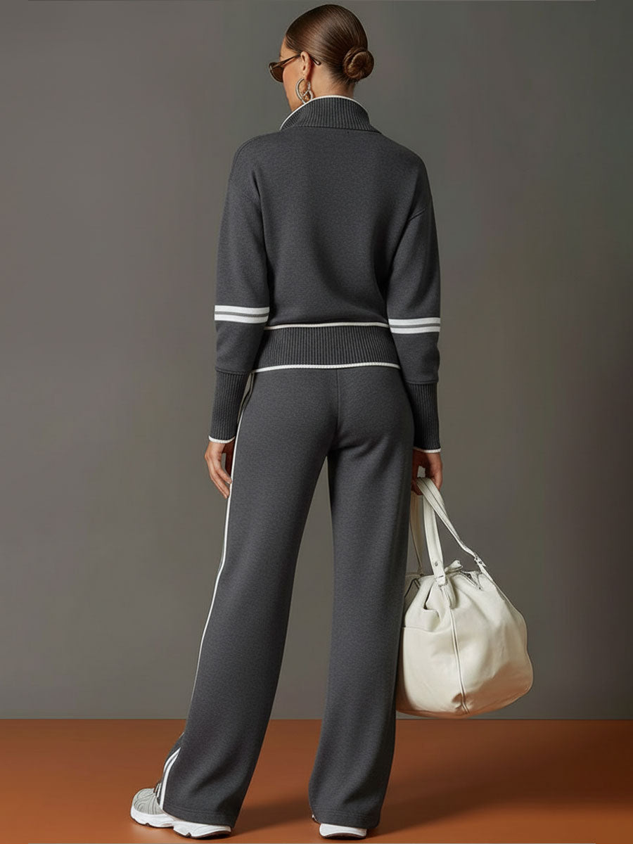 Half Zip Jogger Co-Ord Set for Women