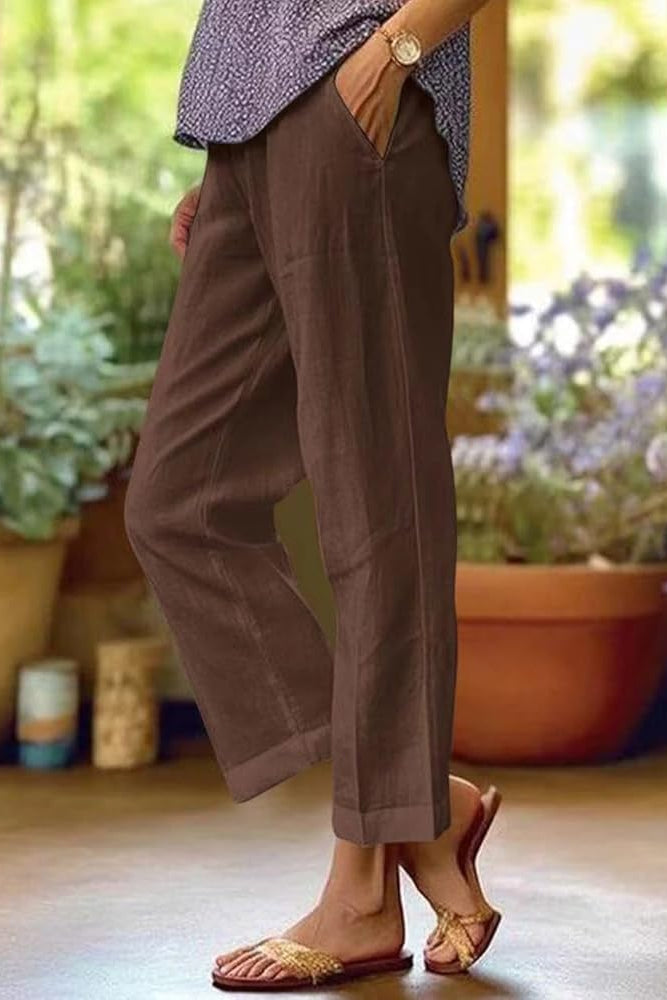 Lightweight Breathable Summer Trousers for Women