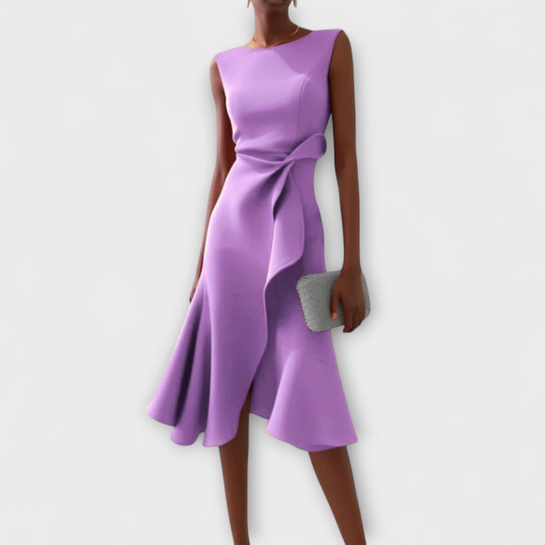 Sleeveless Flowy Midi Dress for Women