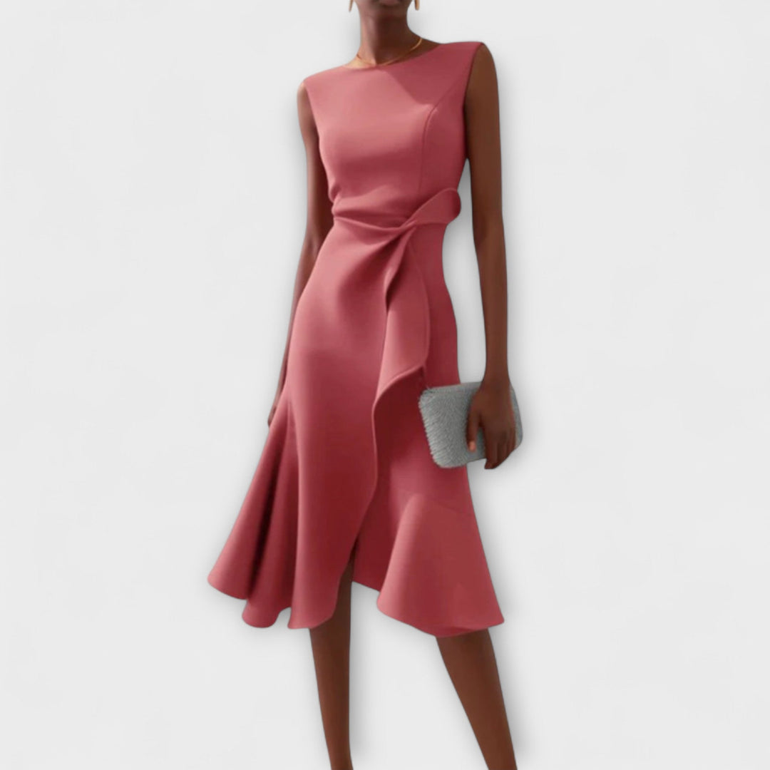Sleeveless Flowy Midi Dress for Women