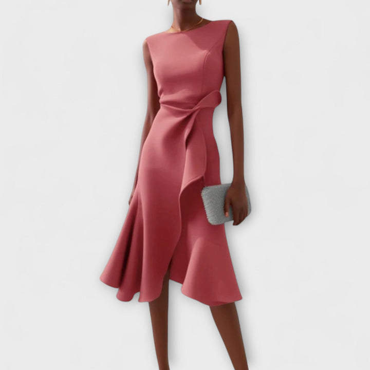 Sleeveless Flowy Midi Dress for Women