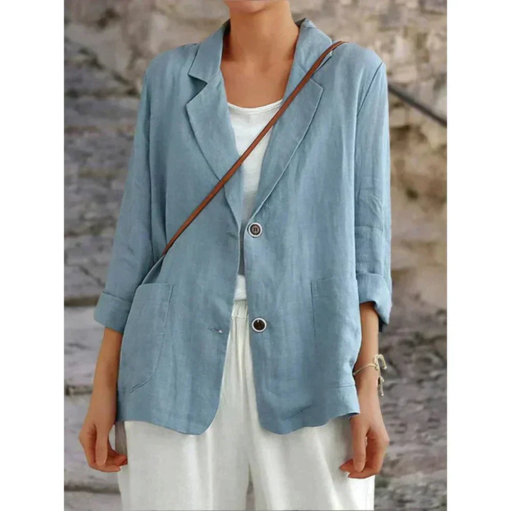 Lightweight Button-Front Cardigan for Women