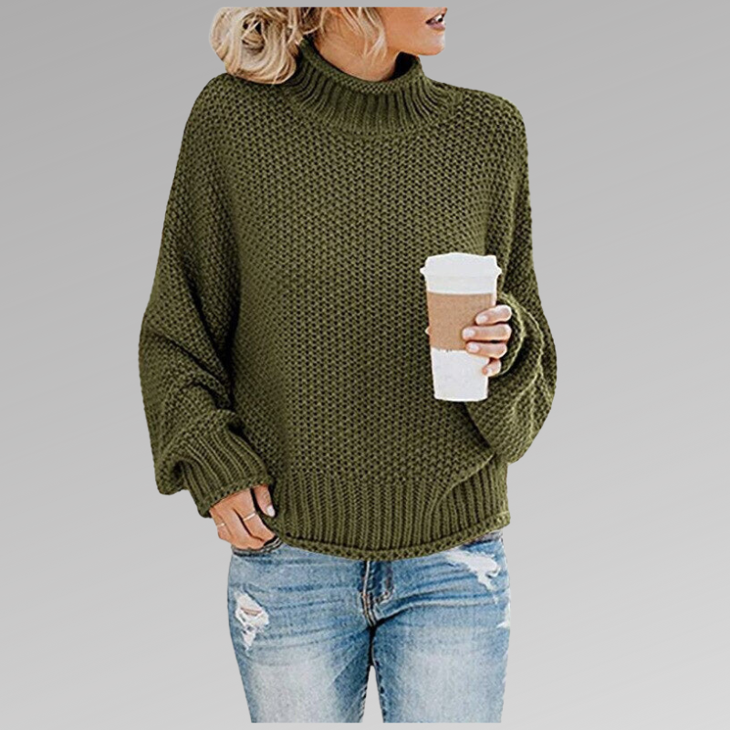 Ribbed Knit Sweater for Women