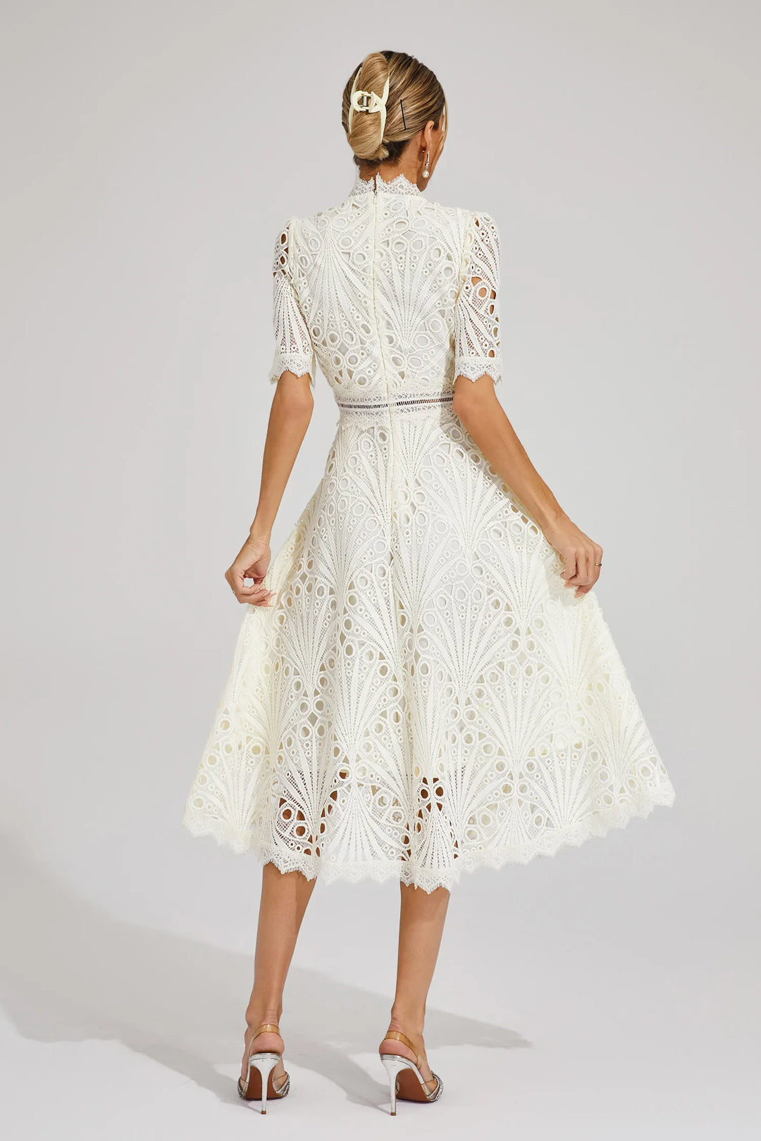 Lace Midi Dress for Women