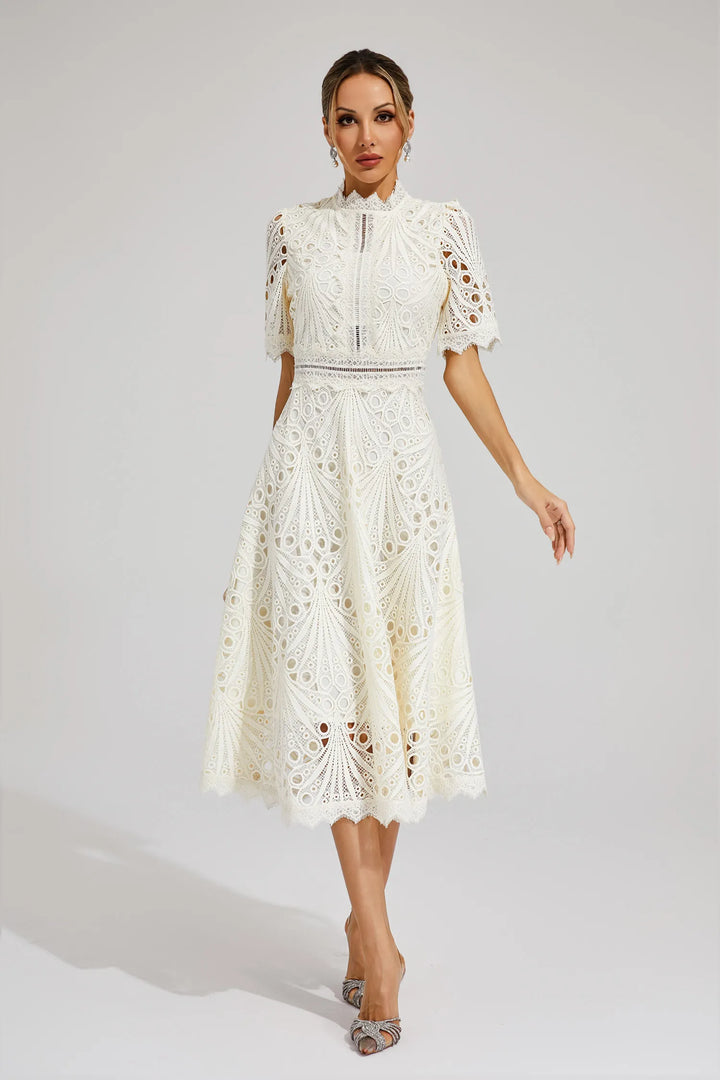 Lace Midi Dress for Women