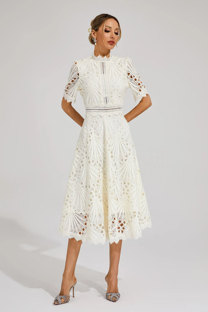 Lace Midi Dress for Women