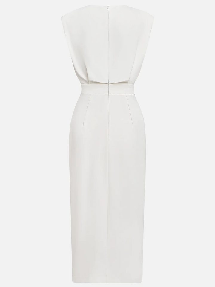 Sleeveless Button-Front Midi Dress for Women