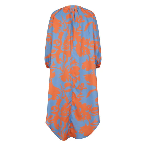 Lightweight Orange Summer Dress | Breezy and Stylish