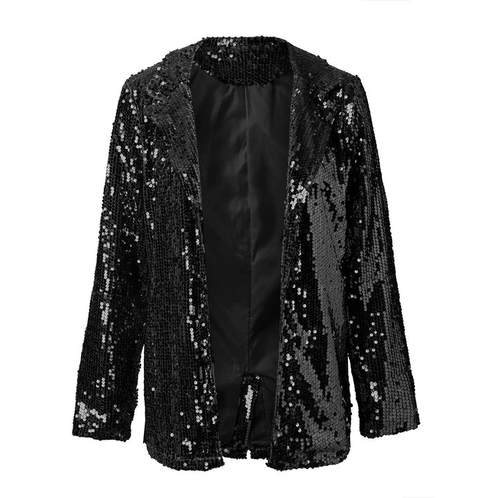 Sequin Open-Front Blazer for Women