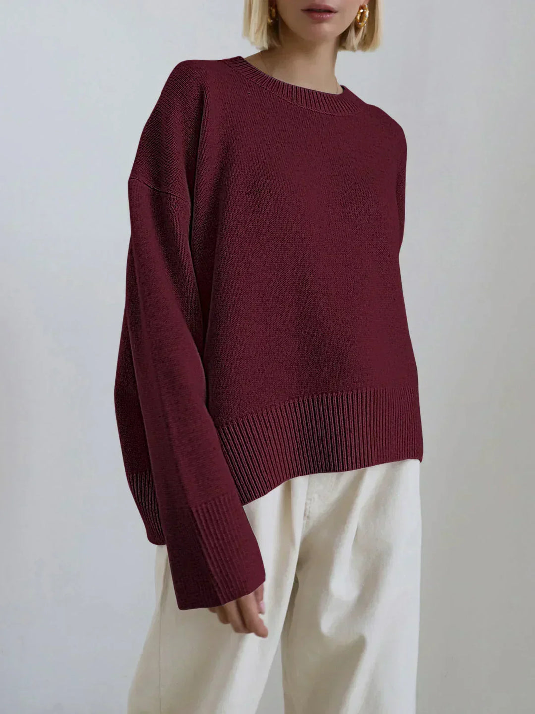 Relaxed Fit Oversized Sweater for Women
