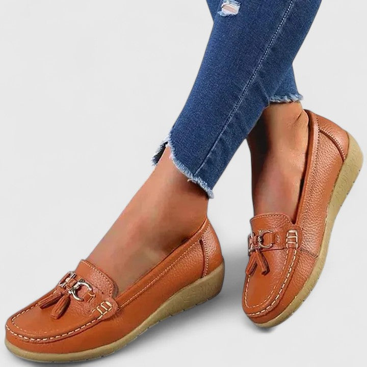 Cushioned Slip-On Loafers for Women