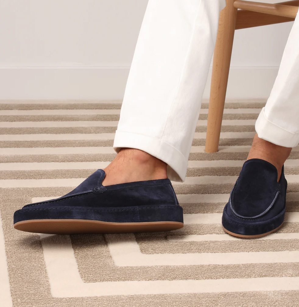 Suede Slip-On Loafers for Men