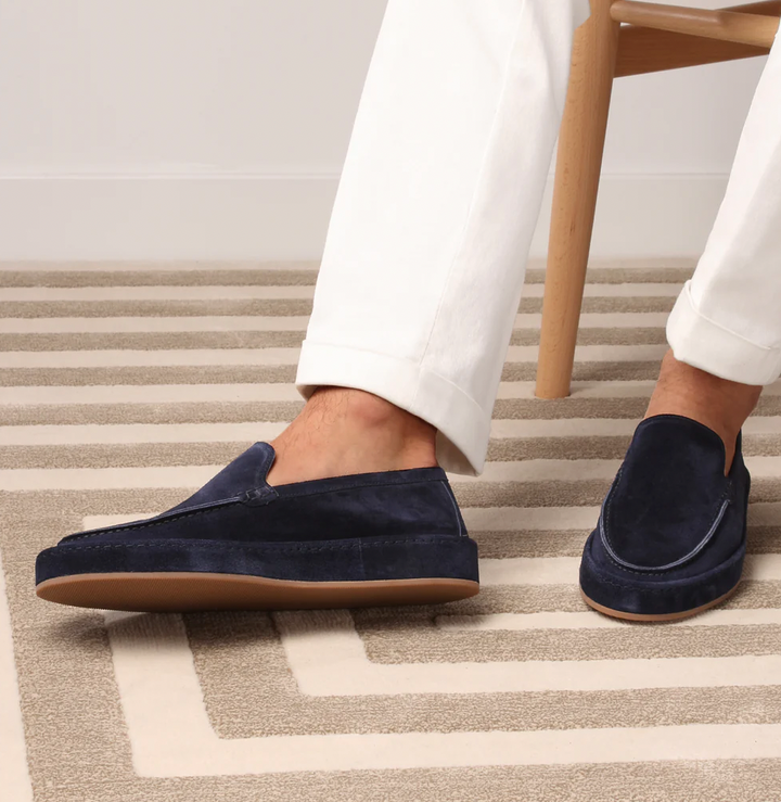 Suede Slip-On Loafers for Men