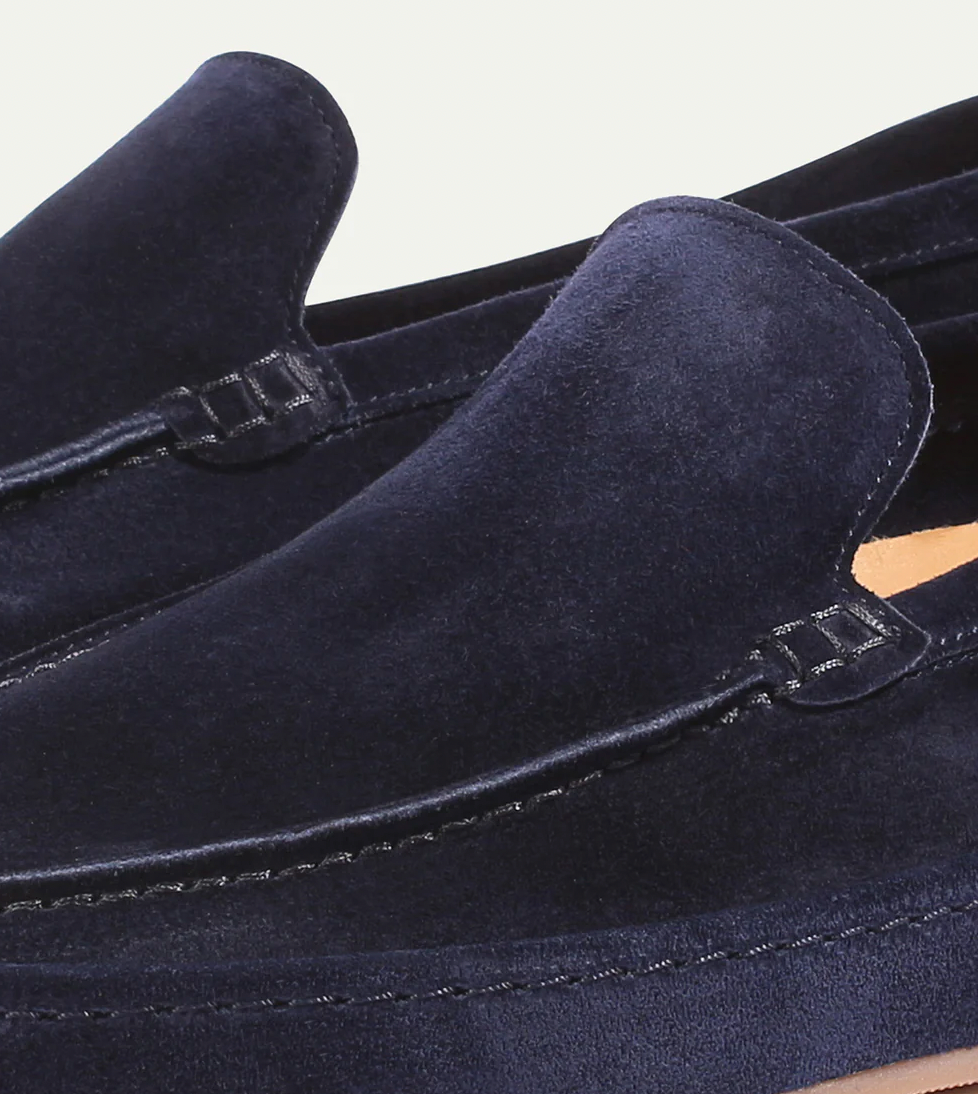 Suede Slip-On Loafers for Men