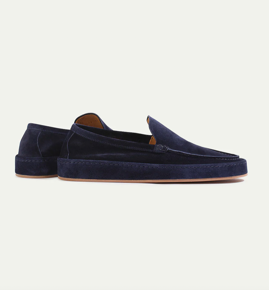 Suede Slip-On Loafers for Men