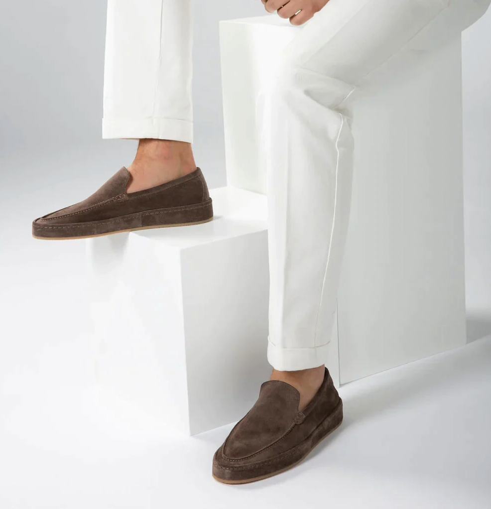 Suede Slip-On Loafers for Men