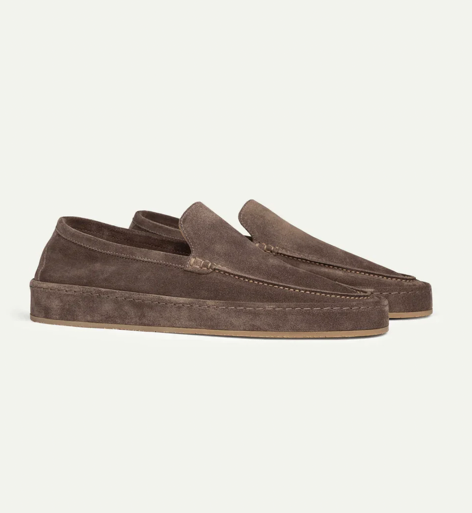 Suede Slip-On Loafers for Men
