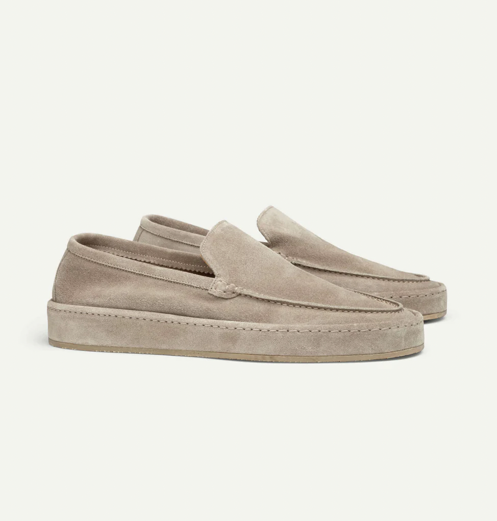Suede Slip-On Loafers for Men