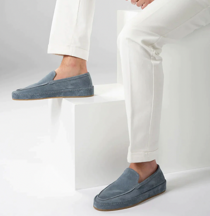 Suede Slip-On Loafers for Men