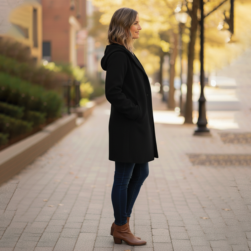 Oversized Hooded Coat for Women