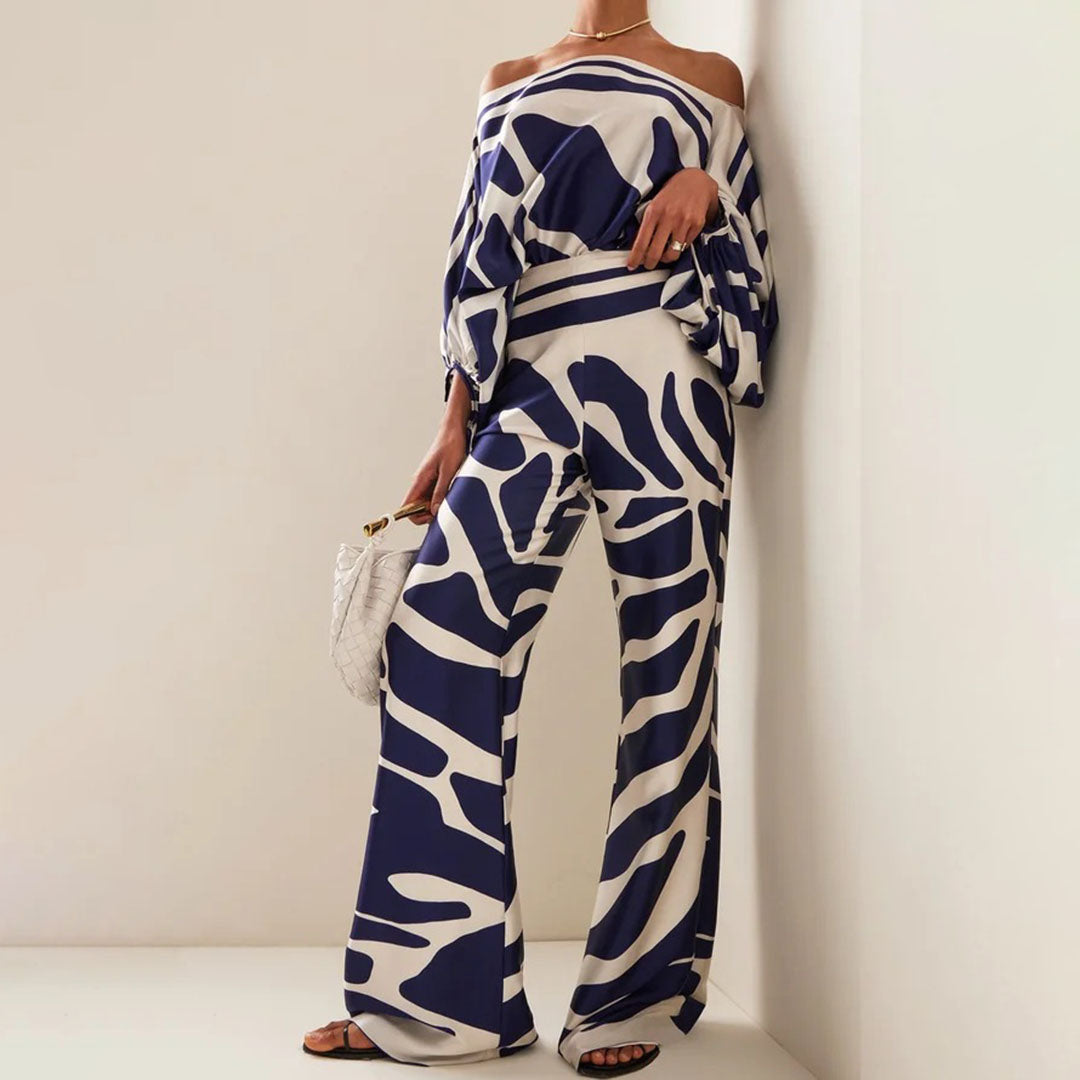 Two-Piece Summer Top and Shorts Set for Women