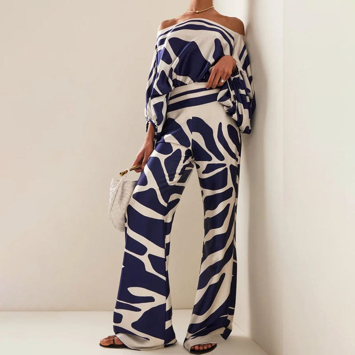 Two-Piece Summer Top and Shorts Set for Women