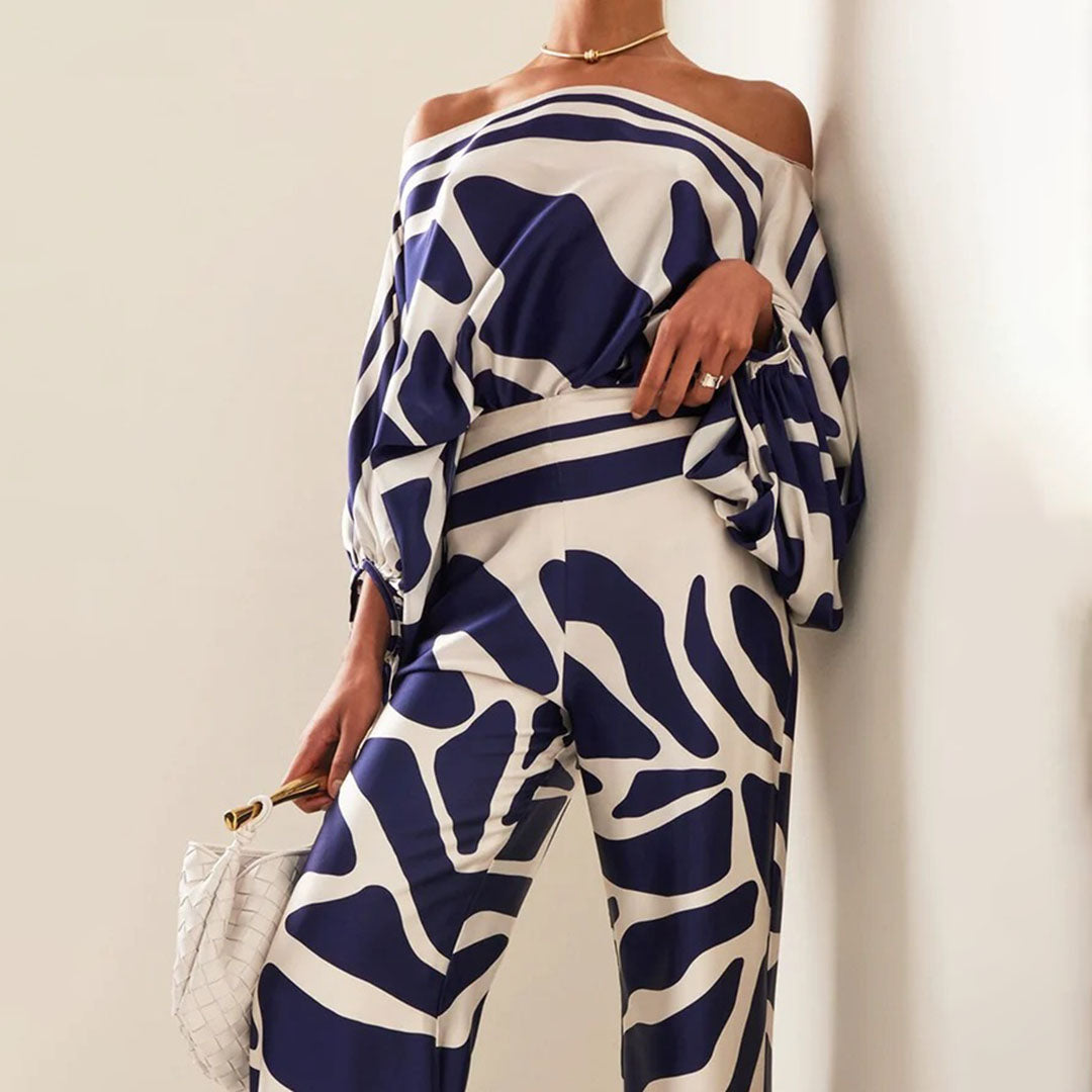 Two-Piece Summer Top and Shorts Set for Women