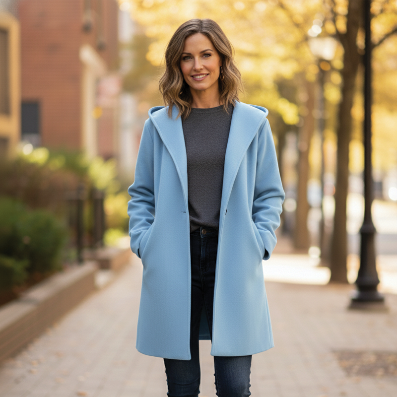 Oversized Hooded Coat for Women