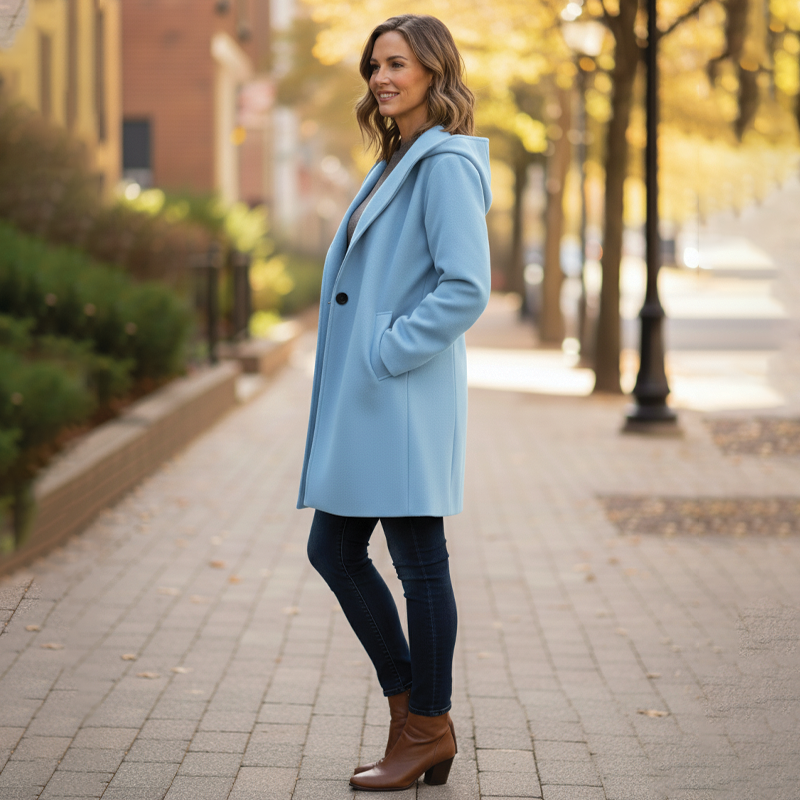 Oversized Hooded Coat for Women