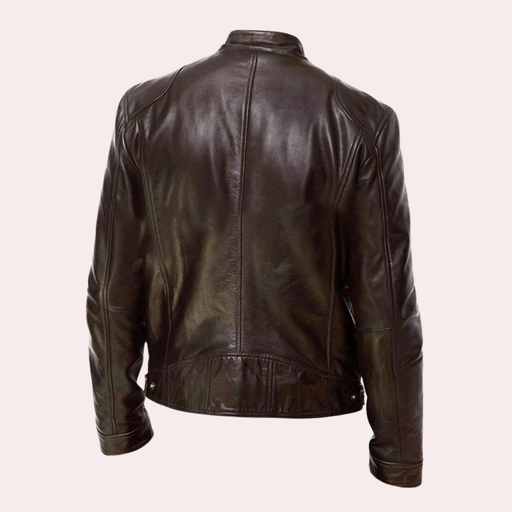 Lightweight Leather Summer Jacket for Men