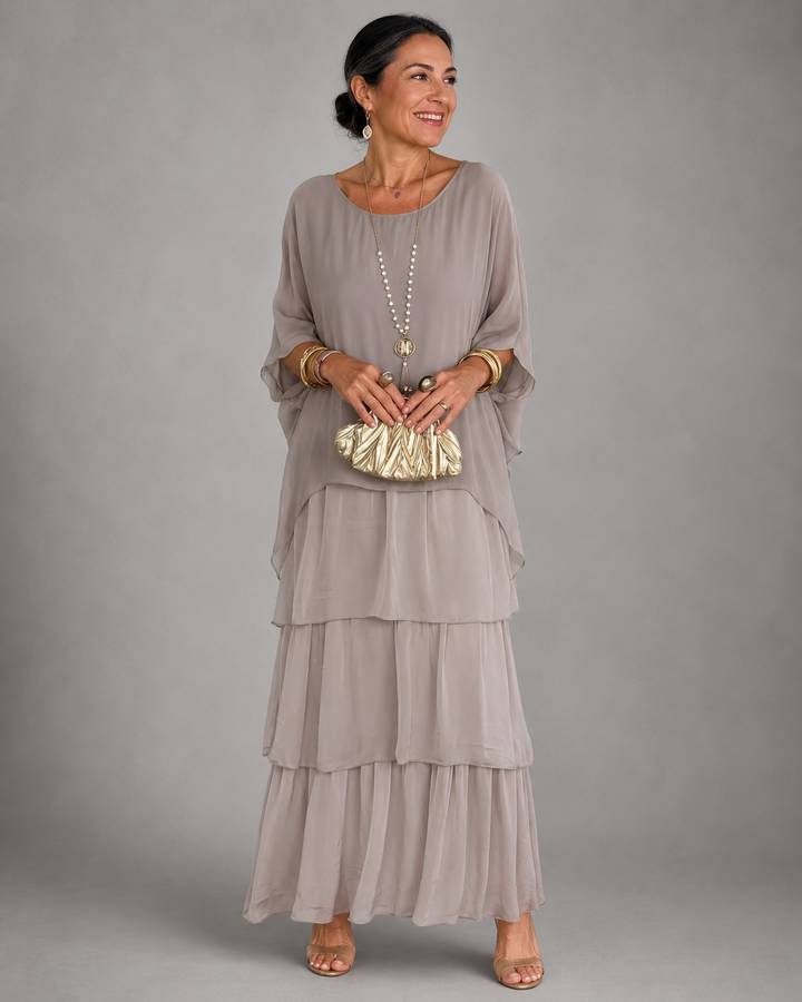 Tiered Ruffle Maxi Dress for Women
