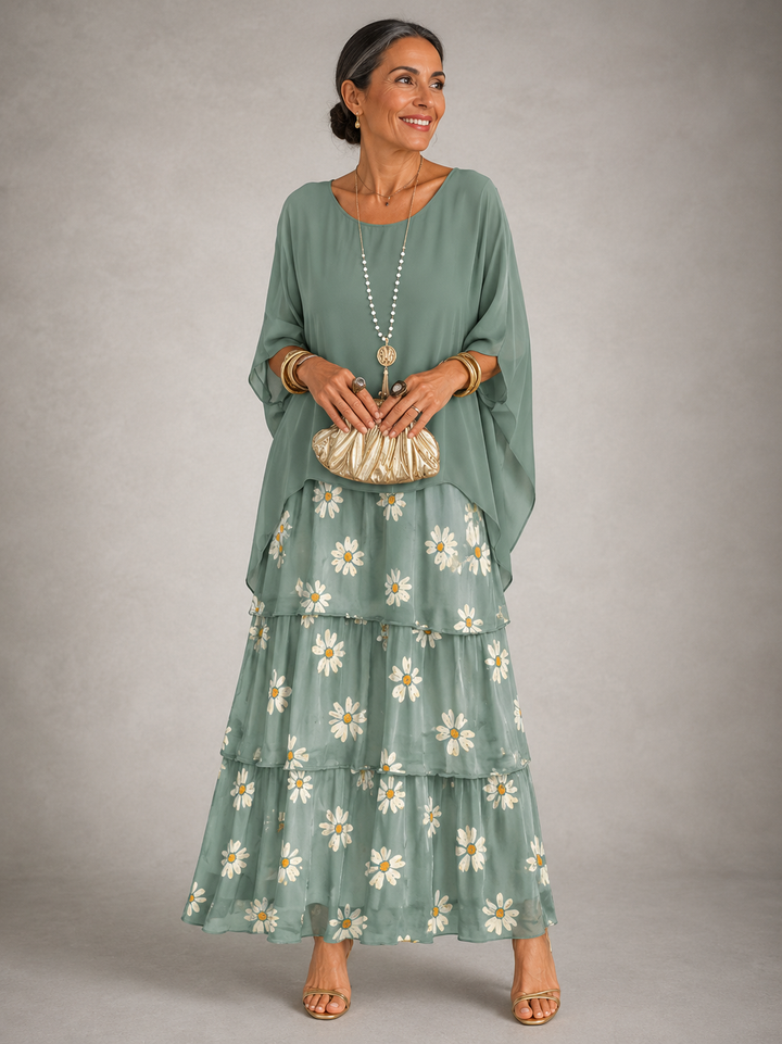 Tiered Ruffle Maxi Dress for Women