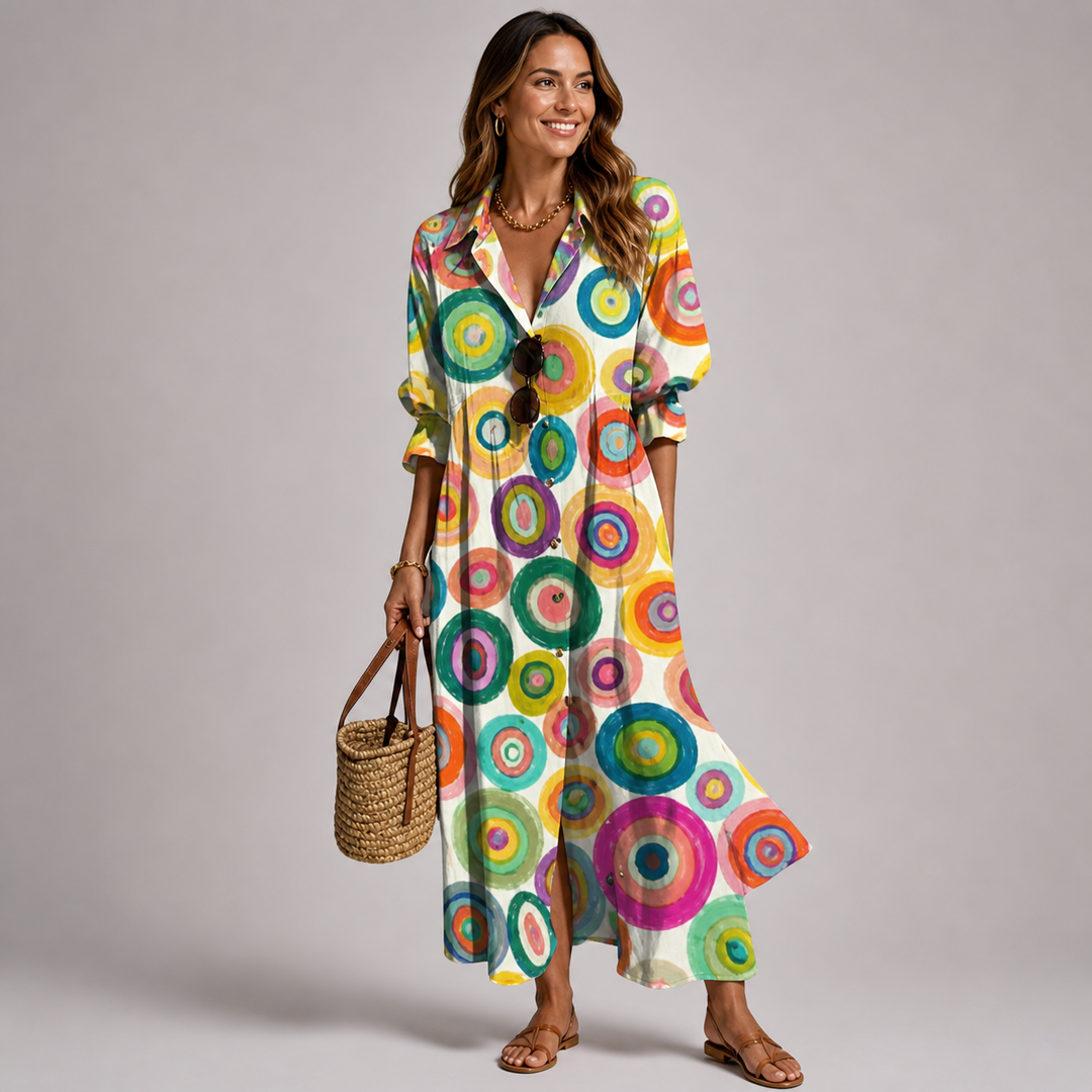 Floral Tummy Control Maxi Dress for Women