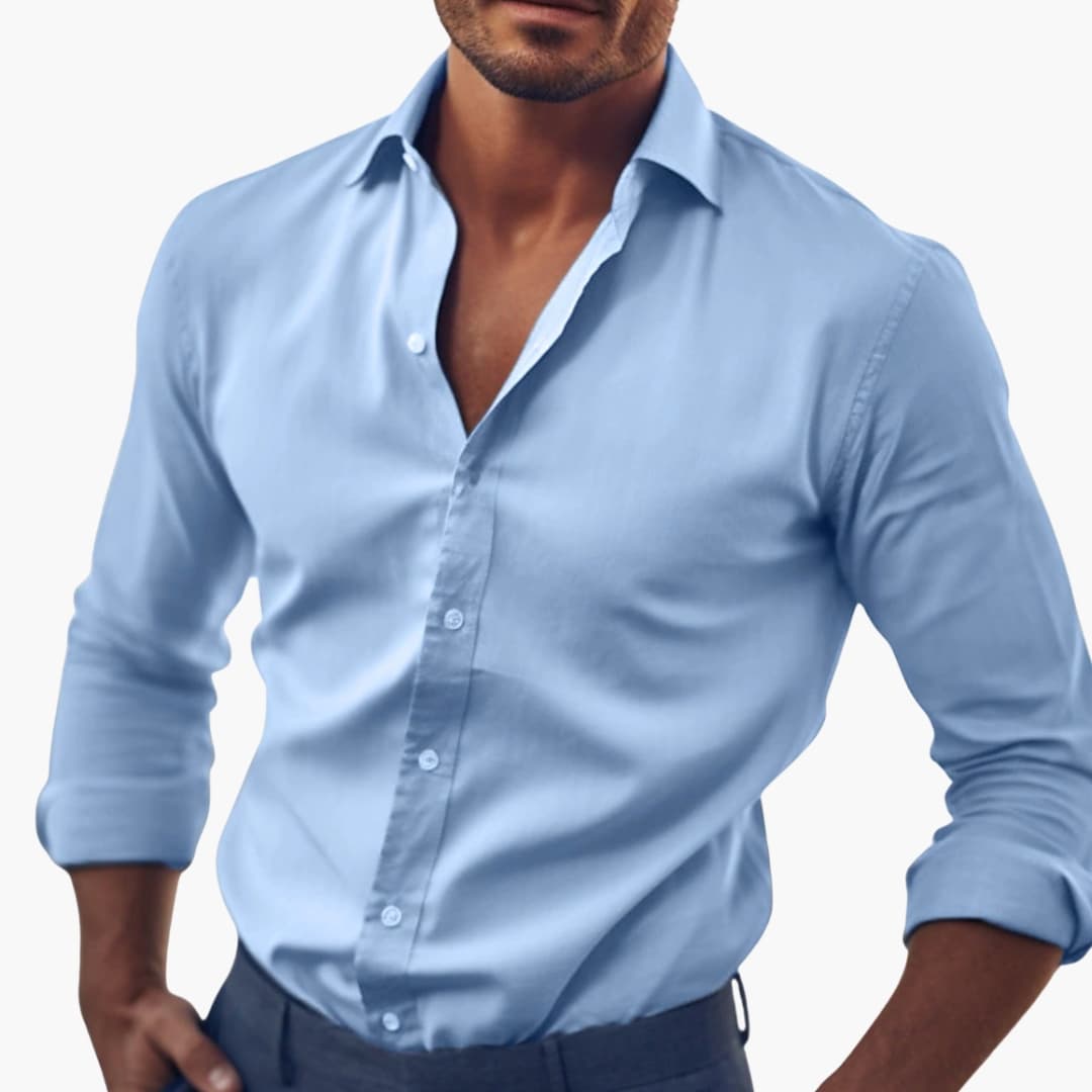 Classic Button-Up Shirt for Men
