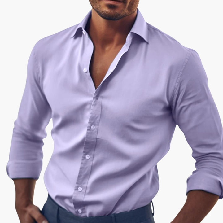 Classic Button-Up Shirt for Men