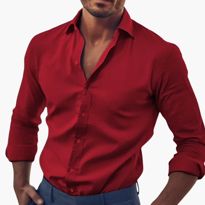 Classic Button-Up Shirt for Men