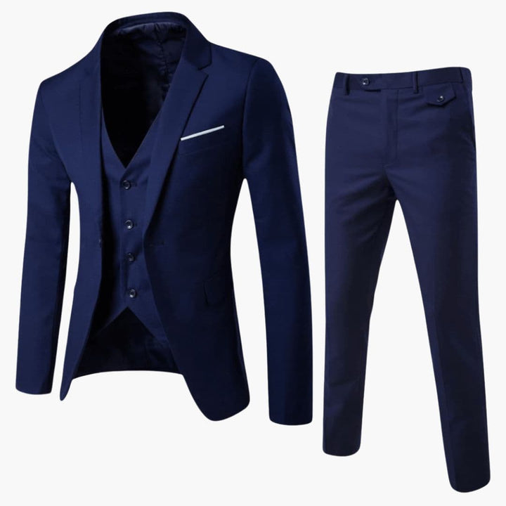 Tailored Three-Piece Suit for Men