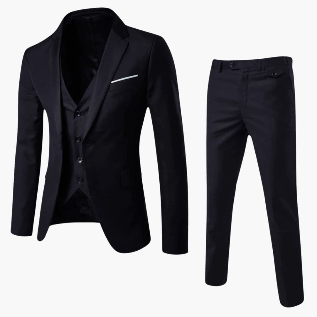 Tailored Three-Piece Suit for Men