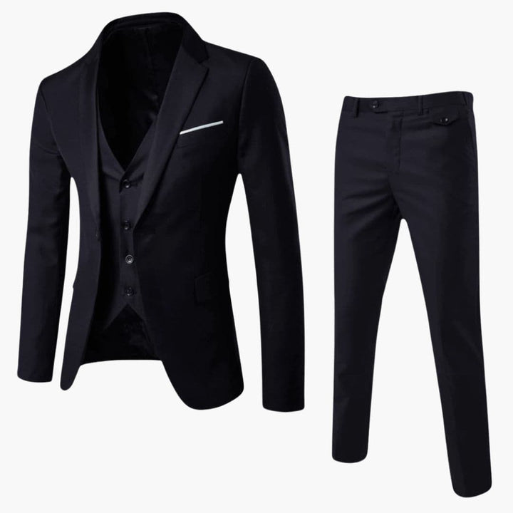 Tailored Three-Piece Suit for Men
