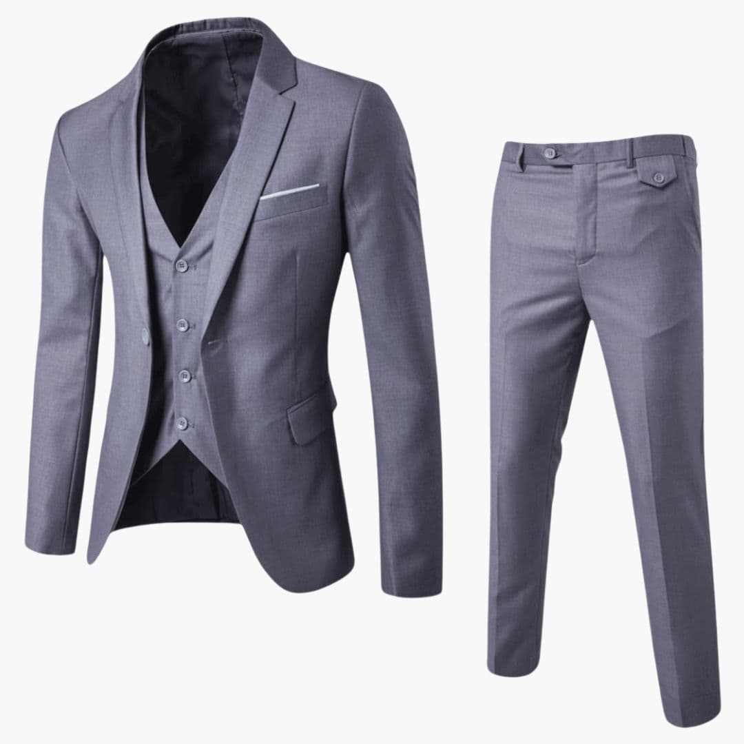 Tailored Three-Piece Suit for Men
