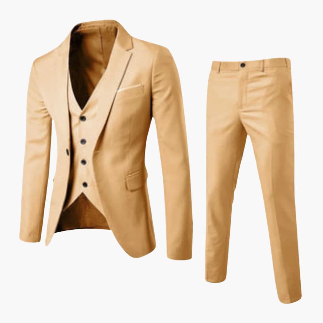 Tailored Three-Piece Suit for Men
