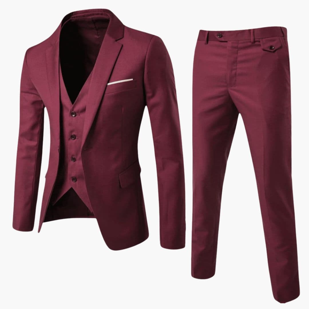 Tailored Three-Piece Suit for Men