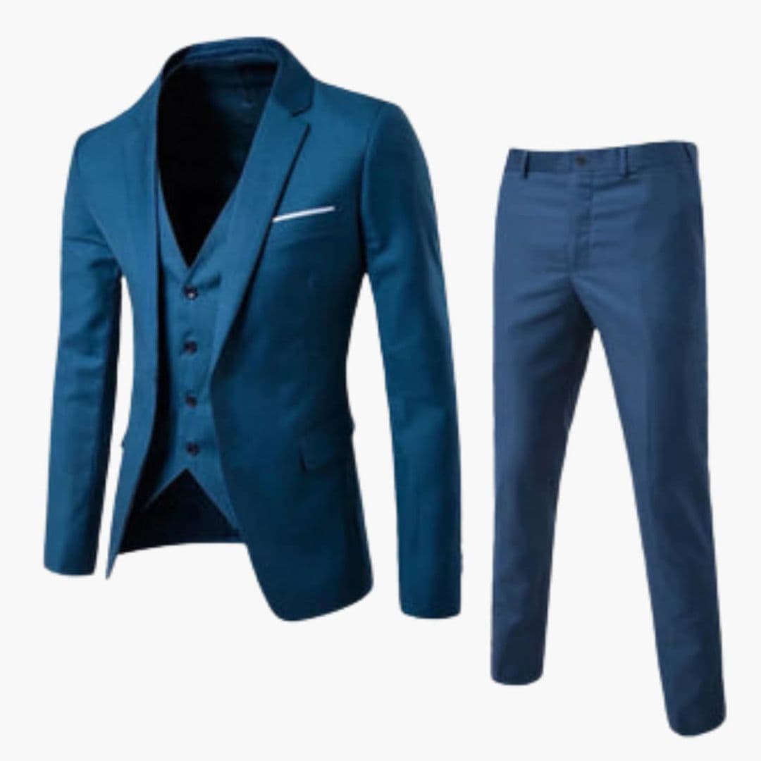 Tailored Three-Piece Suit for Men