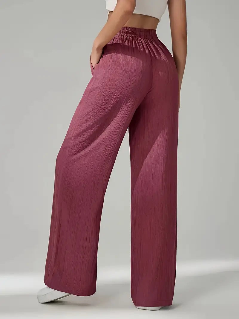 Cropped Tapered Casual Pants for Women