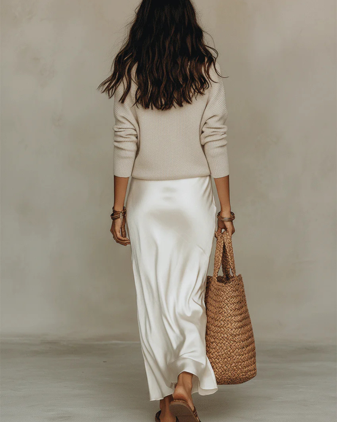 2-Piece Knit Sweater and Maxi Dress Set for Women