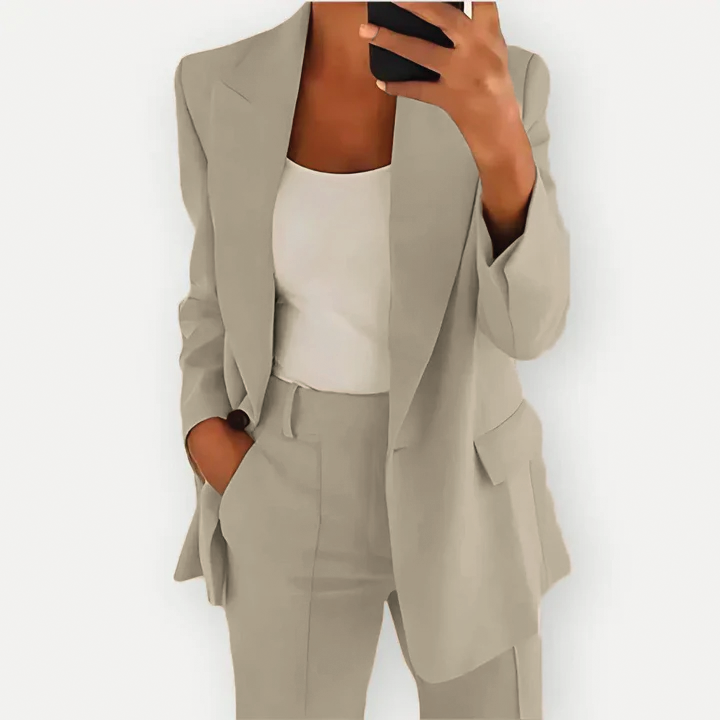 Tailored Blazer and Trouser Set for Women