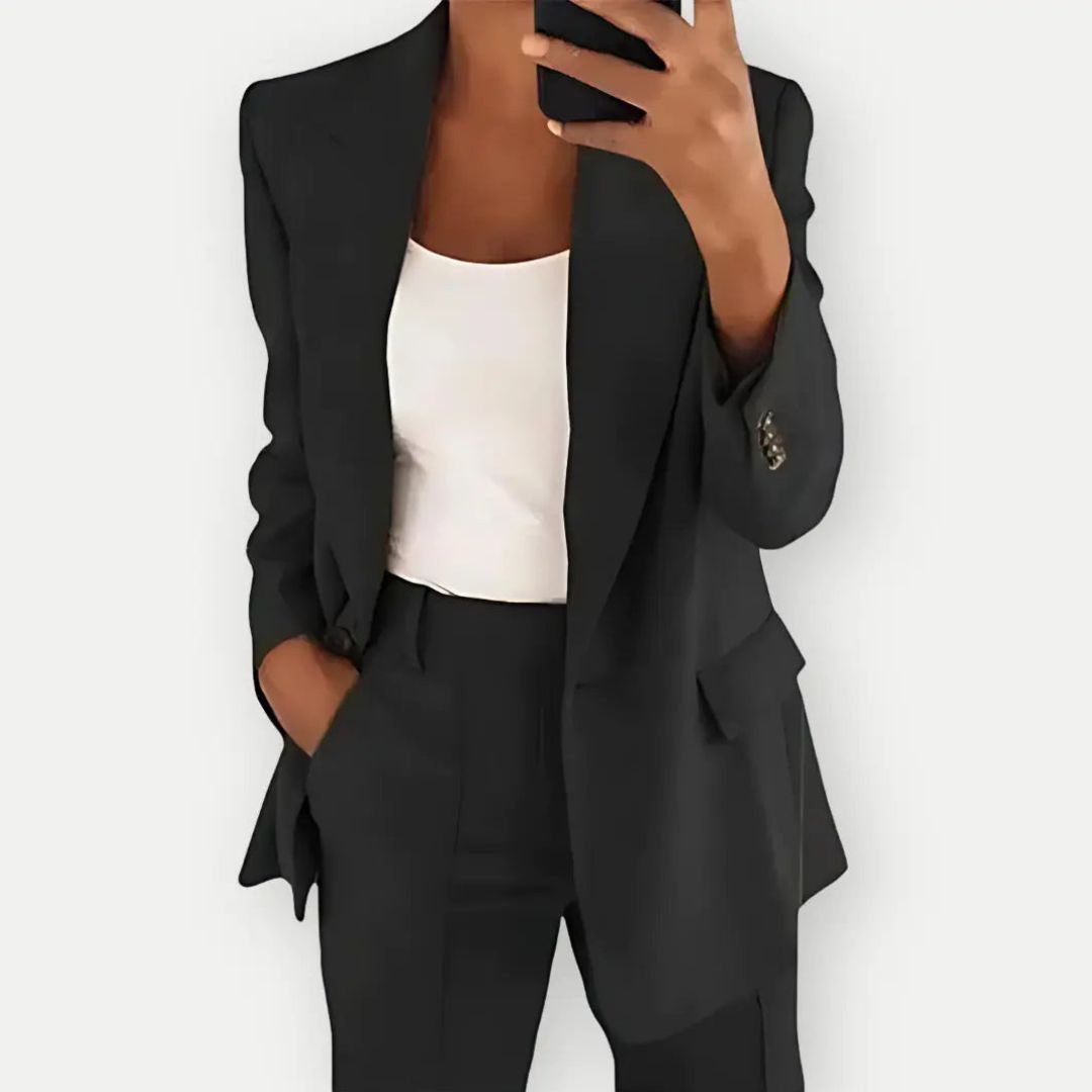 Tailored Blazer and Trouser Set for Women