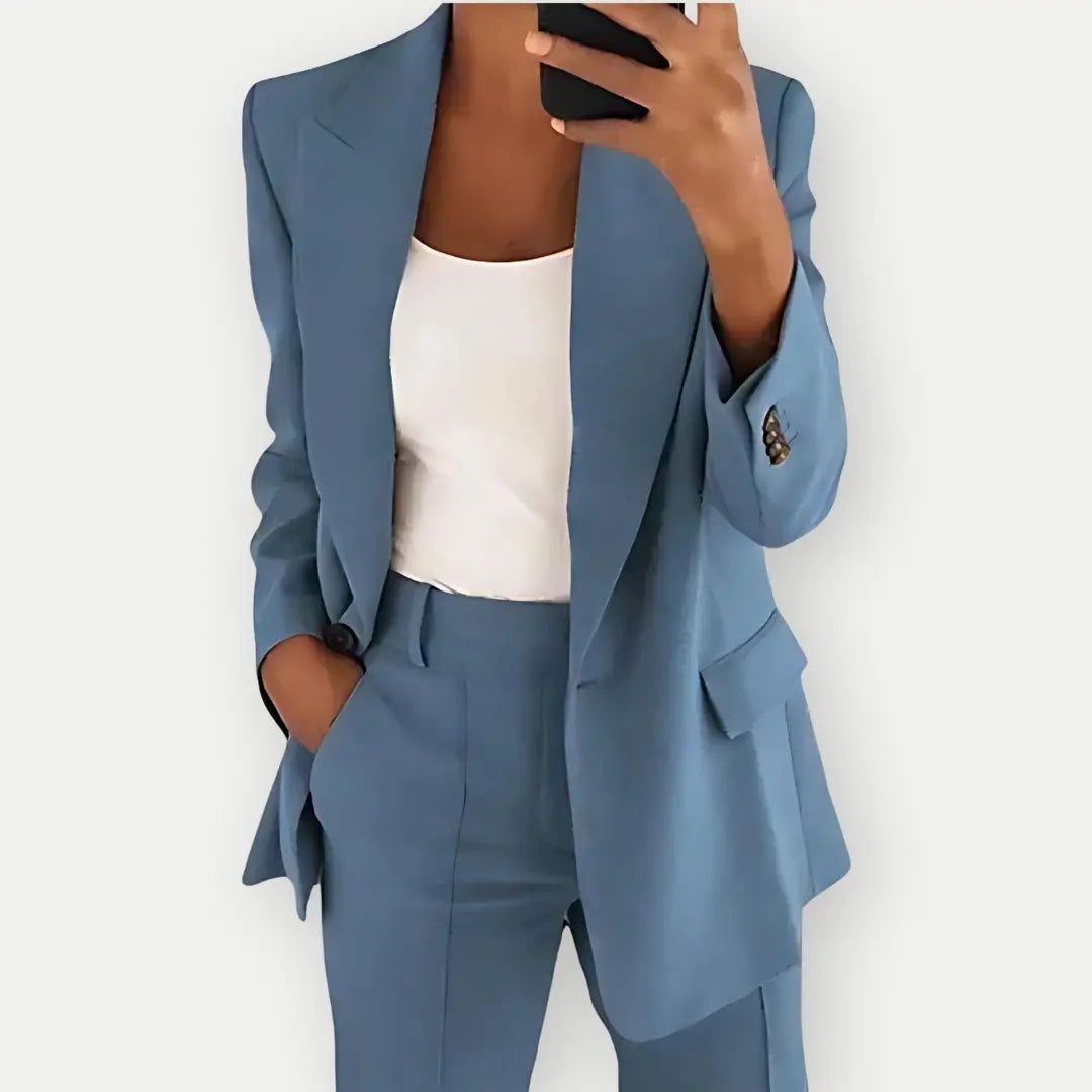 Tailored Blazer and Trouser Set for Women