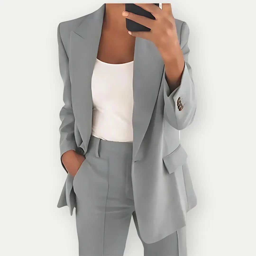 Tailored Blazer and Trouser Set for Women